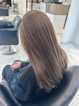 ロング むっち〜/ケアカラー /似合わせcutのヘアスタイル