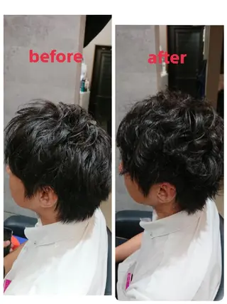 パーマ メンズ 浅野  勇貴のヘアスタイル