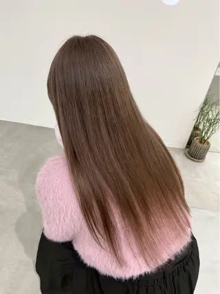 ロング カラー 🫧ワンカラー🫧 えりかのヘアスタイル