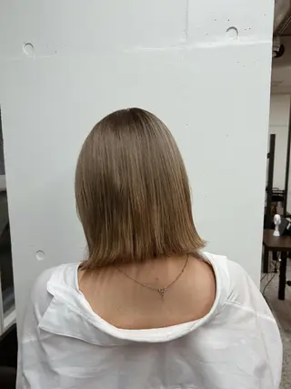 ミディアム カラー 髪質改善/縮毛矯正/ 透明感カラーYUMAのヘアスタイル