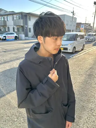 メンズ ミディアム 一ノ瀬 暁のヘアスタイル