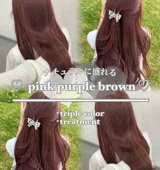 ロング カラー 🩰girlyモテ ヘア🩰🍨AYAのヘアスタイル