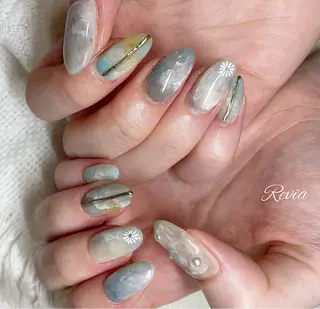 ネイル revia所属・ERI Nailistのネイルデザイン