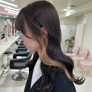 ロング ️🫧 AINE 🫧ハイトーンカラーのヘアスタイル