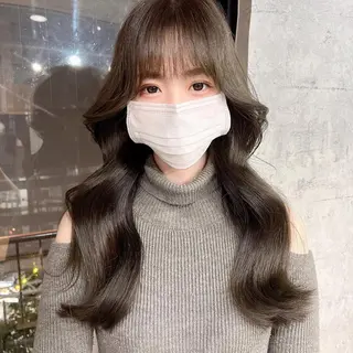 ロング カラー 韓国レイヤー/ 顔周り💕田中将吾のヘアスタイル