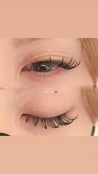 マツエク・マツパ hair make brand new~eve~生駒店所属・mayu ☆。.:＊・゜のマツエク・マツパデザイン