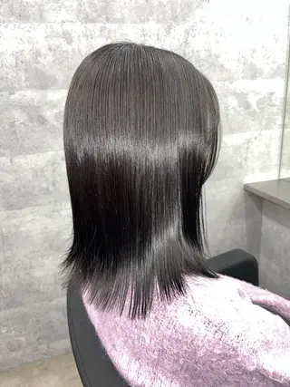 ミディアム カラー パーマ 🌈艶髪/髪質改善 新宿itouのヘアスタイル