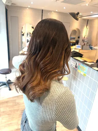 ロング カラー 🩵 Risaのヘアスタイル
