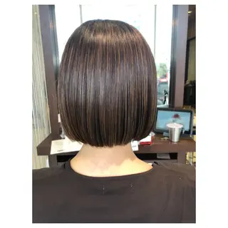 ミディアム EARTH長岡店🩵 石原莉穂のヘアスタイル