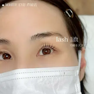 マツエク・マツパ WHITE  EYE mao🤍🏹のマツエク・マツパデザイン