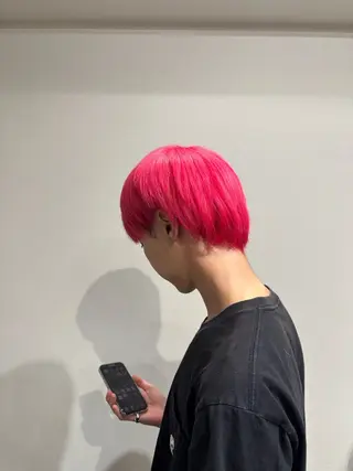 カラー メンズ momoka/暖色 カラー/縮毛矯正✨️のヘアスタイル