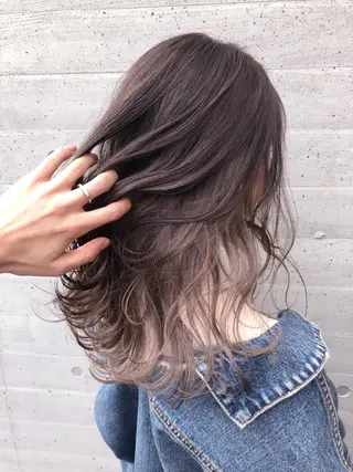 ロング カラー La fith 店長 城谷颯人のヘアスタイル