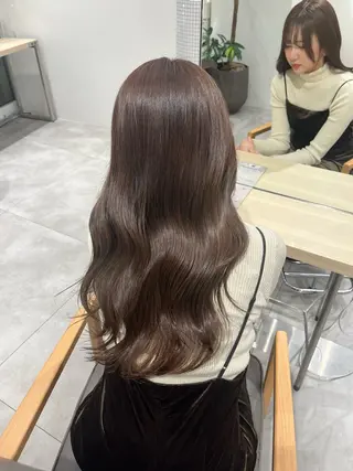 カラー ばんちなつ / ボブ/透明感カラーのヘアスタイル