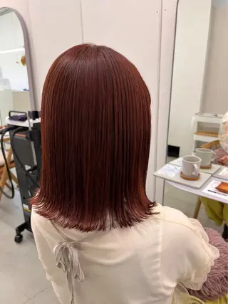 カラー 🌷花屋併設サロン 荘司麻百合◌˳𓇬のヘアスタイル