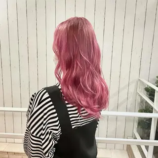 ロング カラー ヘアアレンジ MiU所属・韓国×髪質改善×美髪 縮毛矯正×レイヤーのヘアスタイル