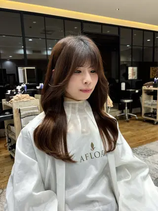 ロング 透明感🫧 佐藤歩夢のヘアスタイル