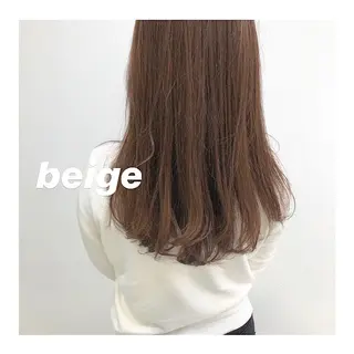 セミロング カラー ハイトーン特化🌟 仲川和人のヘアスタイル