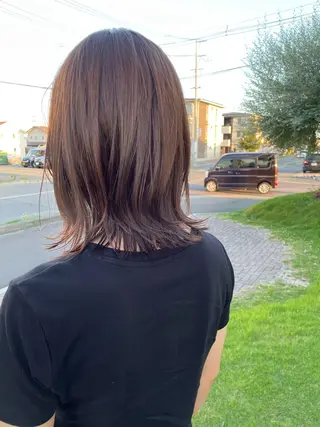 ミディアム 藤村 翔充のヘアスタイル