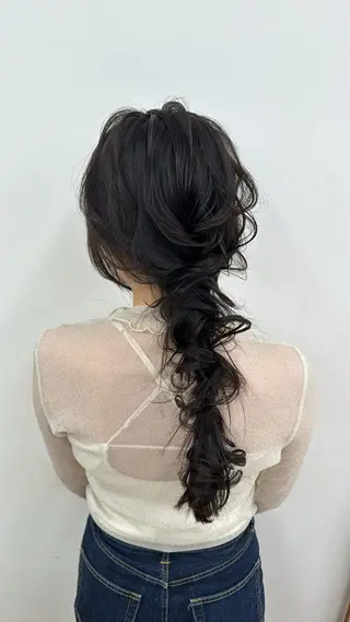 ヘアアレンジ ❄️透明感カラー/ ボブ/けんしん🌿のヘアスタイル