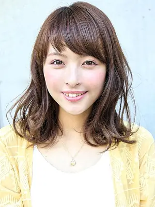 ミディアム カラー パーマ 🌿flencia 丸　和博🌿のヘアスタイル