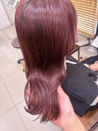 ミディアム カラー 頭皮×髪質改善 透明感カラー💎中村のヘアスタイル