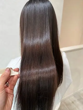 ロング パーマ 髪質改善縮毛矯正 💎TOMOのヘアスタイル