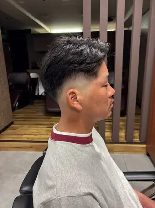 ミディアム メンズ 松澤 侑哉のヘアスタイル