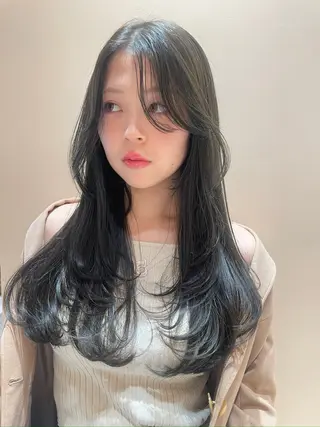 ロング カラー emu head spa & treatment所属・髙塚碧🇰🇷 韓国ヘア🎗️のヘアスタイル