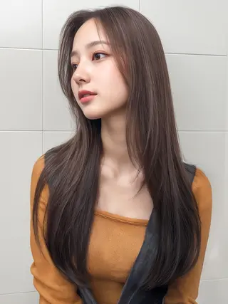 ロング 美髪矯正💎副店長 💎ミツキのヘアスタイル