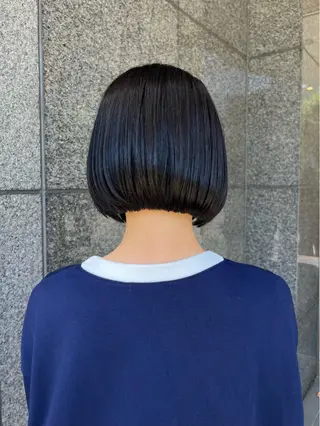 ショート ボブ/ショートボブ/ 岡山駅/別曽遥也のヘアスタイル