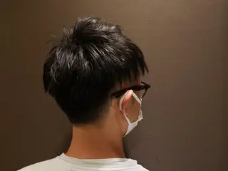 ショート メンズ barber shopのヘアスタイル