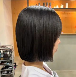 ミディアム キシモト ハルカのヘアスタイル