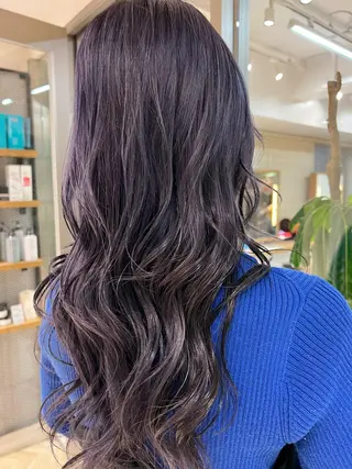 セミロング カラー ヘアアレンジ支持率 No.1🥇RIKOのヘアスタイル