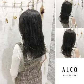 ミディアム カラー ワタイショウタ 髪質改善✨眉毛サロンのヘアスタイル