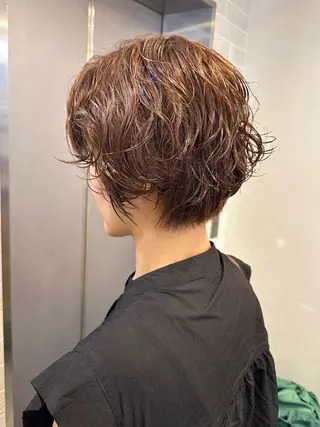 ショート パーマ sand S 銀座所属・jaemi／ジェミ ショート特化🌈🌟のヘアスタイル