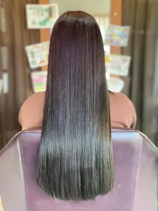 ロング 加藤 実穂のヘアスタイル