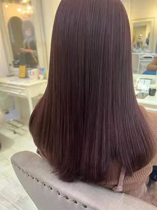 カラー パーマ ロング N° uairo 川崎店【ユアイロ】のヘアスタイル