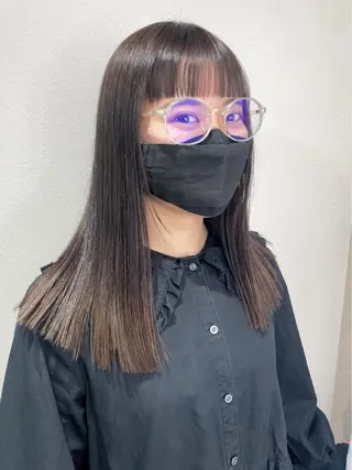 ロング まいか🤎髪質改善 ミルクティーボブ🎀のヘアスタイル