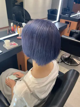 ショート カラー ERII (ému) 伏見・栄/カット無料のヘアスタイル