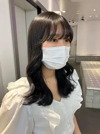 ロング カラー 🥣ミコト/ウルフ ハイトーン特化🥣のヘアスタイル