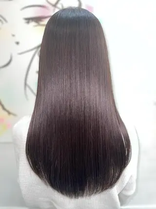 ロング パーマ 髪質改善/縮毛矯正 /ブリーチ矯正/岡部のヘアスタイル