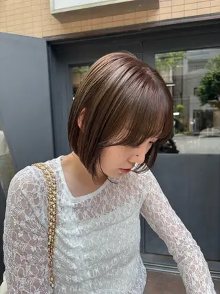 ミディアム カラー ROCCO east MIYOのヘアスタイル