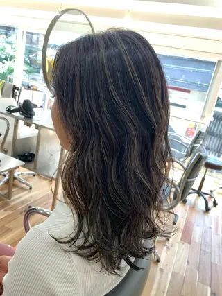 ロング カラー Reb_keiji 👑小倉圭司のヘアスタイル