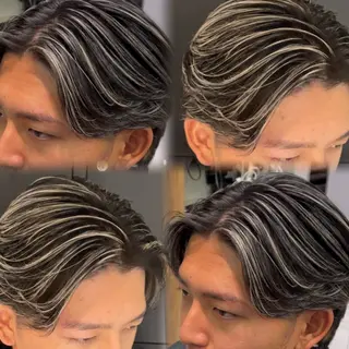 ショート 🇺🇸ルミナ🔥 外国人風ハイライトのヘアスタイル