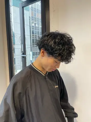 パーマ メンズ 野本光一朗/メンズ/ メンズパーマのヘアスタイル