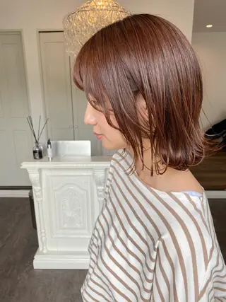 ミディアム カラー 成松 勇治のヘアスタイル