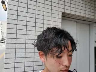 メンズ パーマ ミディアム 堀 凌紀のヘアスタイル