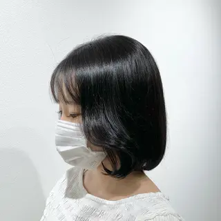 ショート カラー ヘアアレンジ キヨミ 韓国レイヤーカットのヘアスタイル