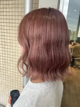 ショート カラー 🧸プルエクステ❤︎ ネイルKAO🧸のヘアスタイル
