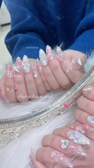 ネイル 【やり放題OK❣️】 はんな🧡🐻‍❄️のネイルデザイン